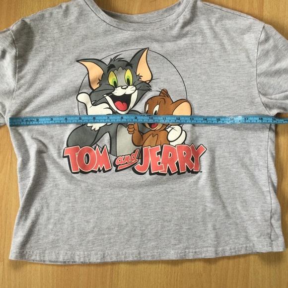Tom and Jerry Medium Cropped T-shirt - Picture 3 of 6